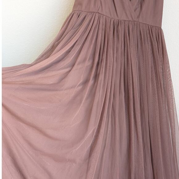 ASOS Pinny Extreme Tulle Mesh A-line Purple Midi Sleeveless Dress, size 6 - Picture 4 of 12